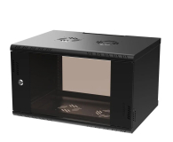 ExtraLink  Wisząca 19" 6U 600x450mm Premium jednosekcyjna (czarna) - 1323212 - zdjęcie 3